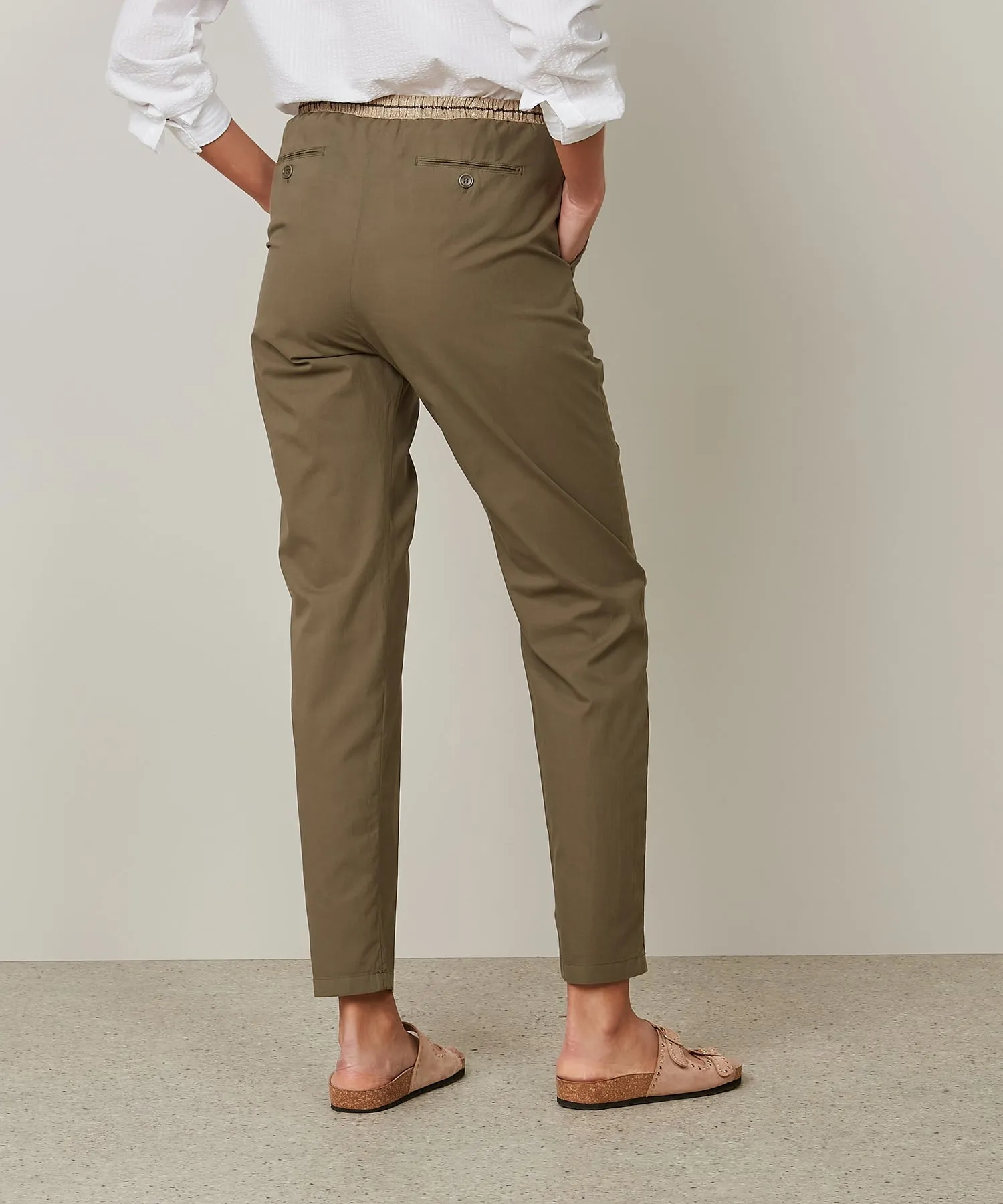 Pantalon Pove Coton 35-Army