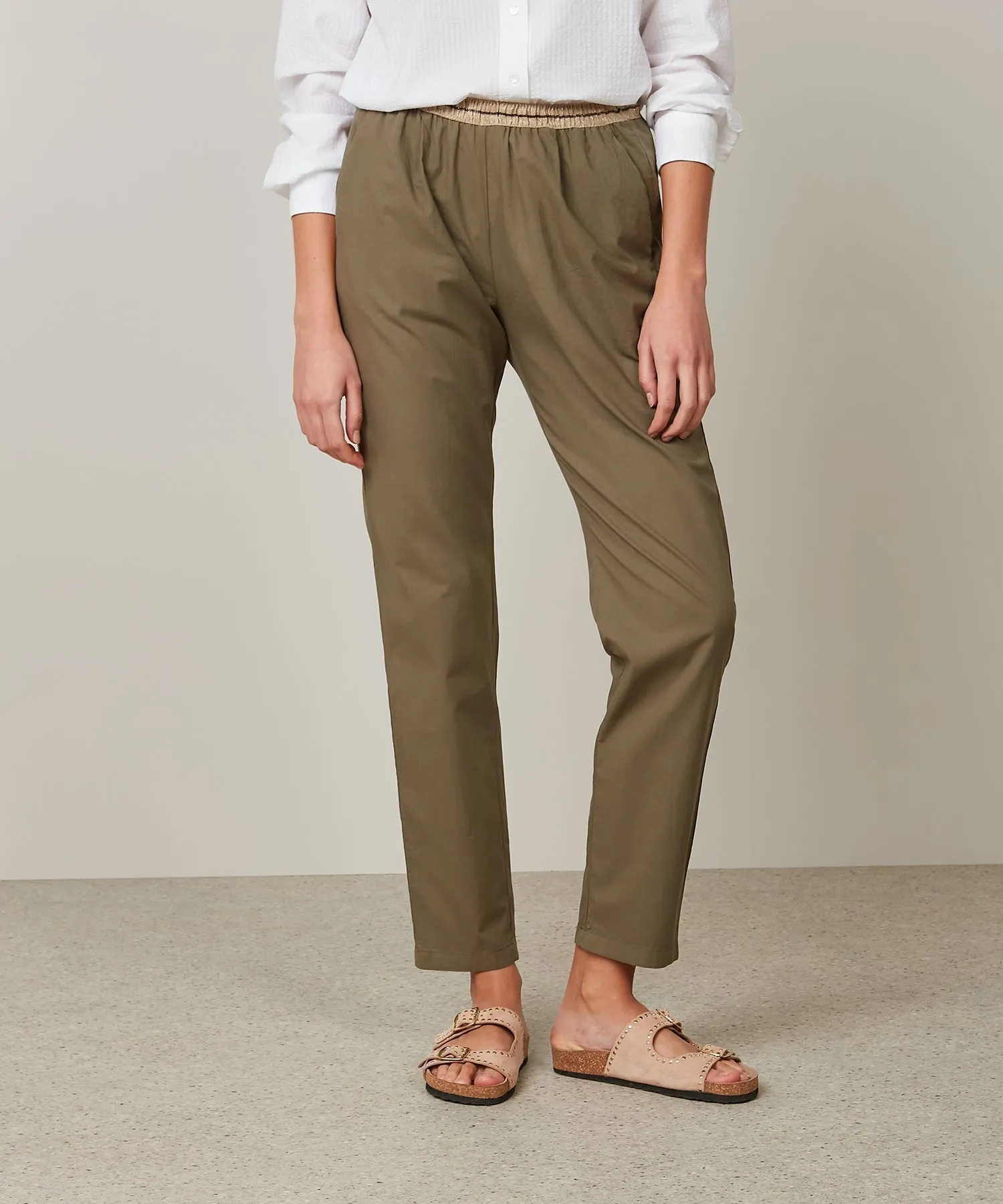 Pantalon Pove Coton 35-Army
