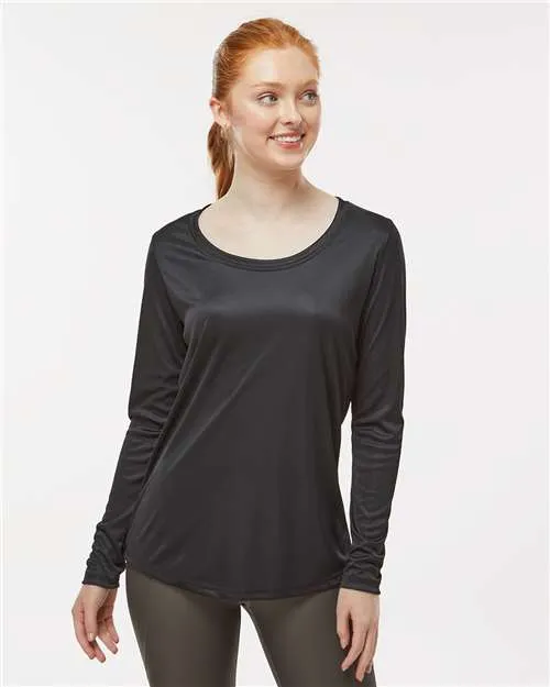 T-shirt à manches longues Performance Long Islander pour femmes Paragon 214P