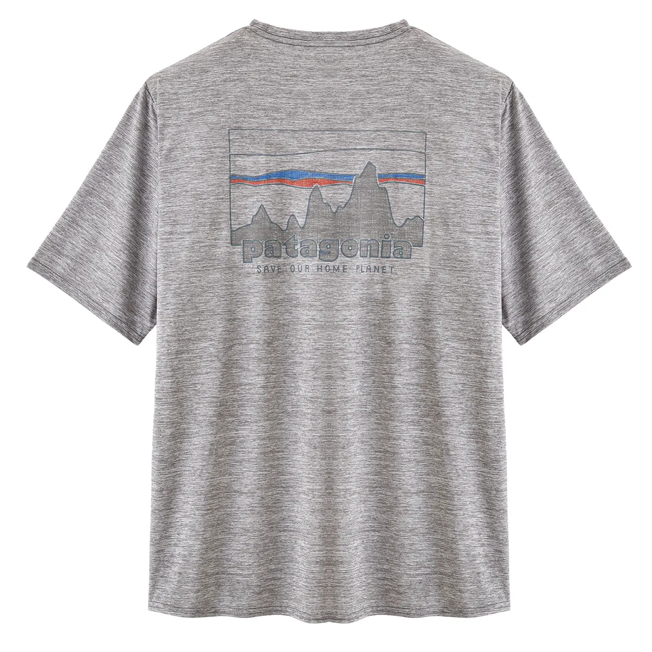 Patagonia T-shirt graphique Capilene Cool Daily 73 Skyline / Gris plume