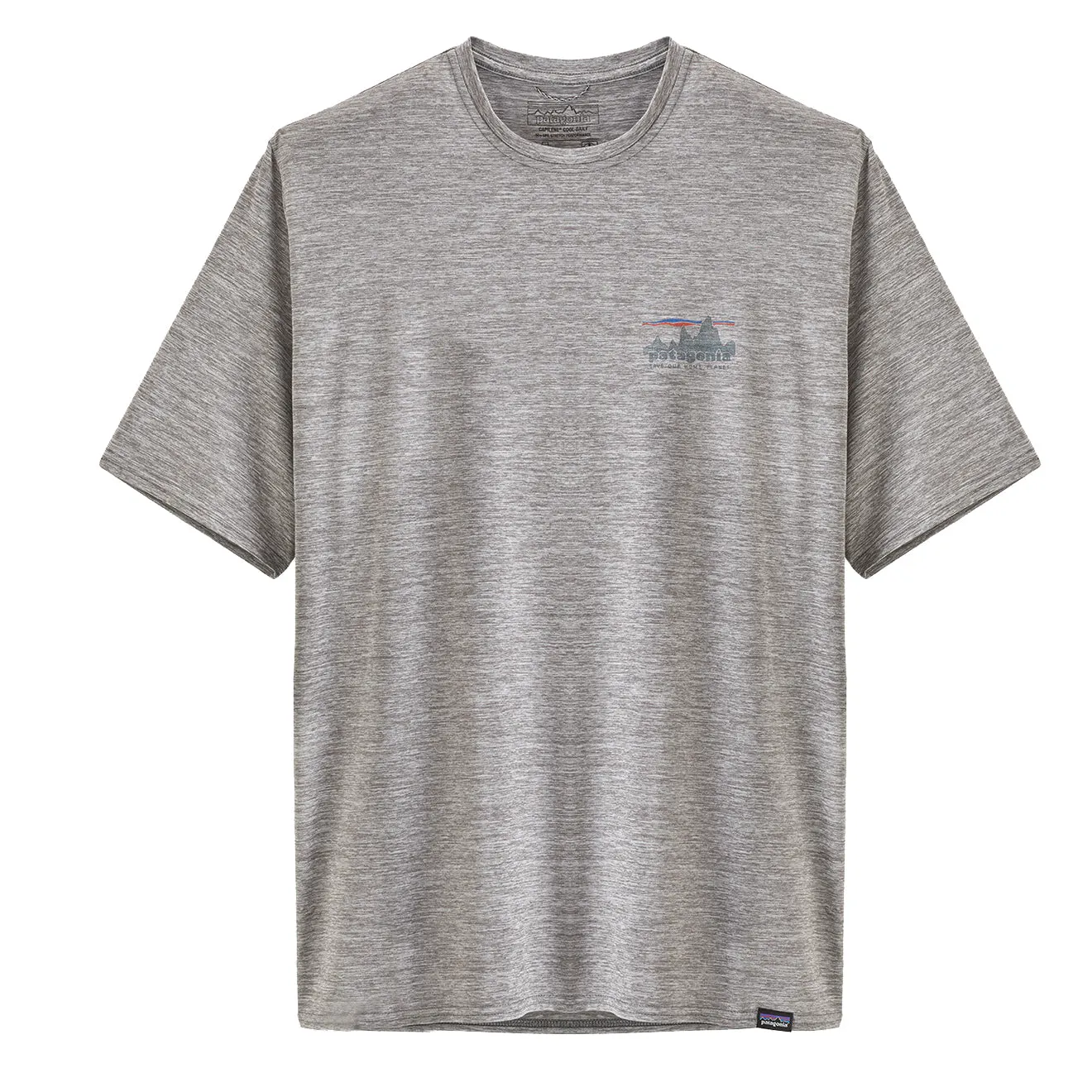 Patagonia T-shirt graphique Capilene Cool Daily 73 Skyline / Gris plume