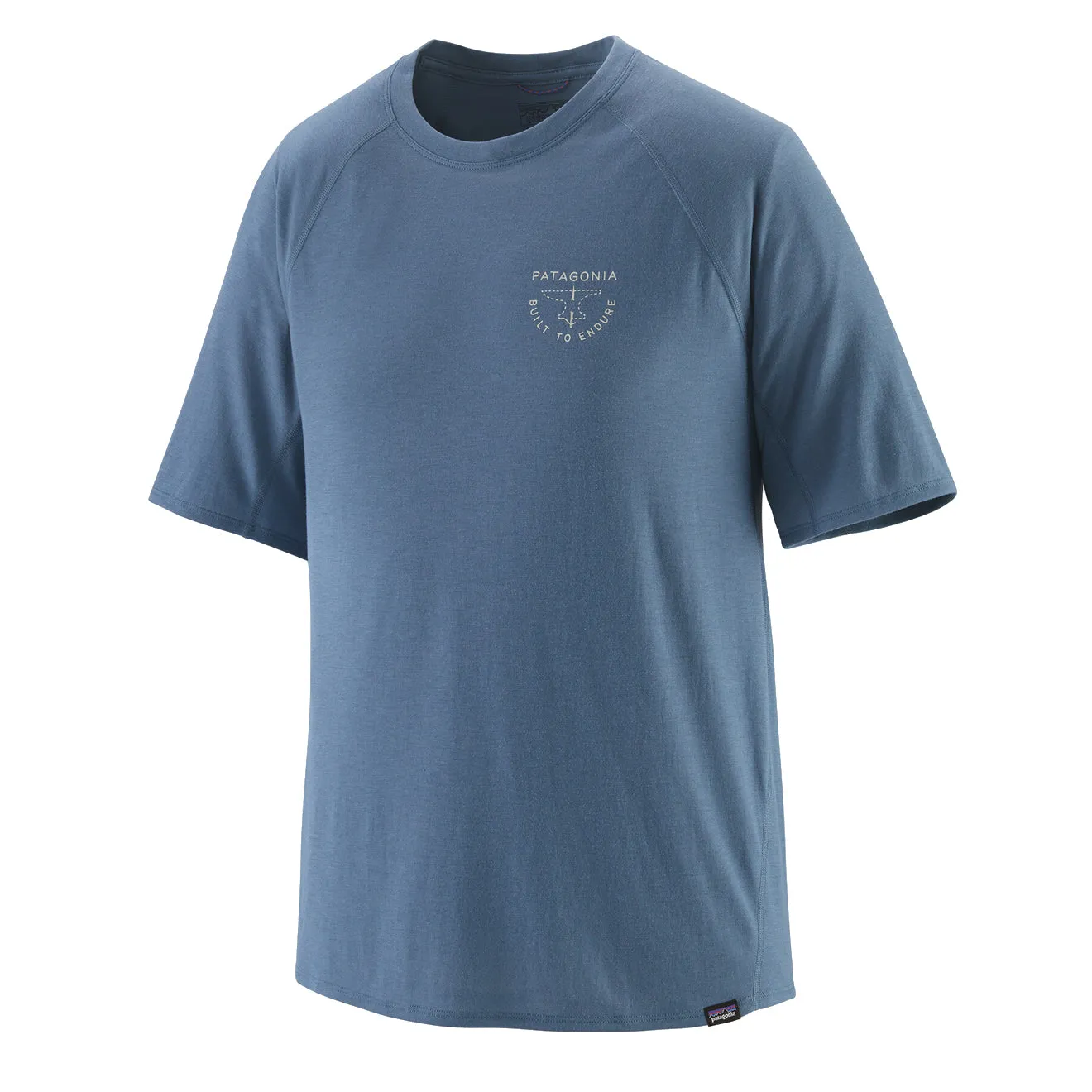 Patagonia Capilene Cool Trail T-shirt Graphique Forge Mark Crest / Bleu Utilitaire