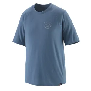 Patagonia Capilene Cool Trail T-shirt Graphique Forge Mark Crest / Bleu Utilitaire