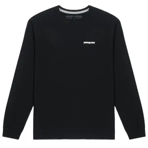 Patagonia T-shirt Responsibili-Tee à manches longues pour la maison Truite Noir