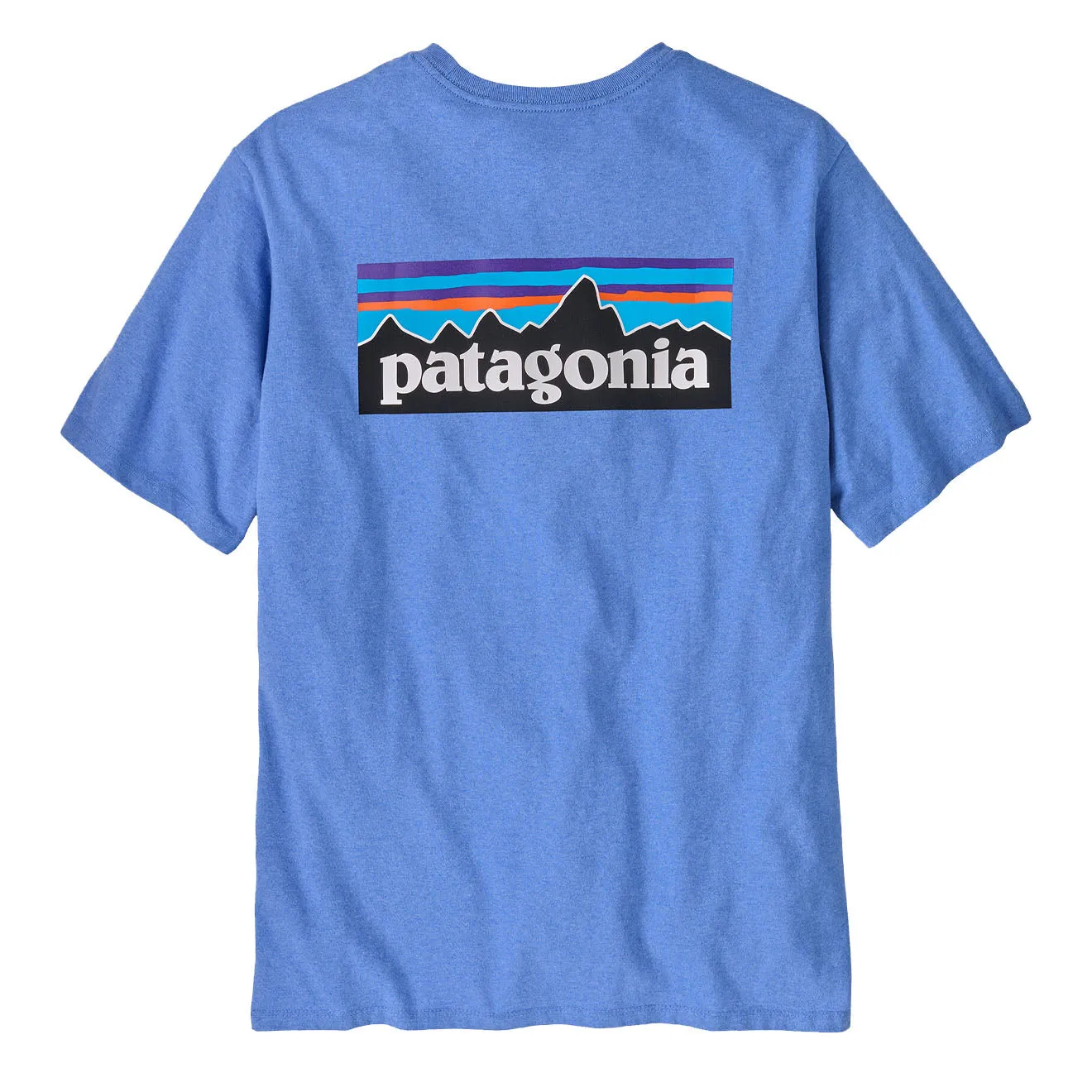 Patagonia P-6 Logo T-shirt Responsable Bleu Abondant