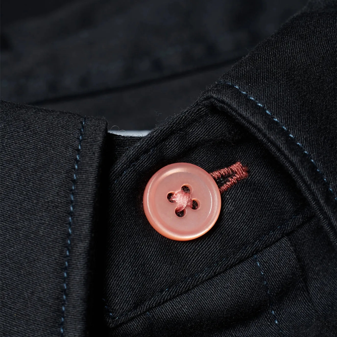 Chemise en sergé de coton teint en pièce Paul Smith - Marine