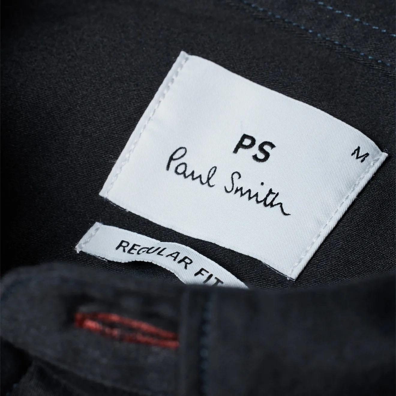 Chemise en sergé de coton teint en pièce Paul Smith - Marine