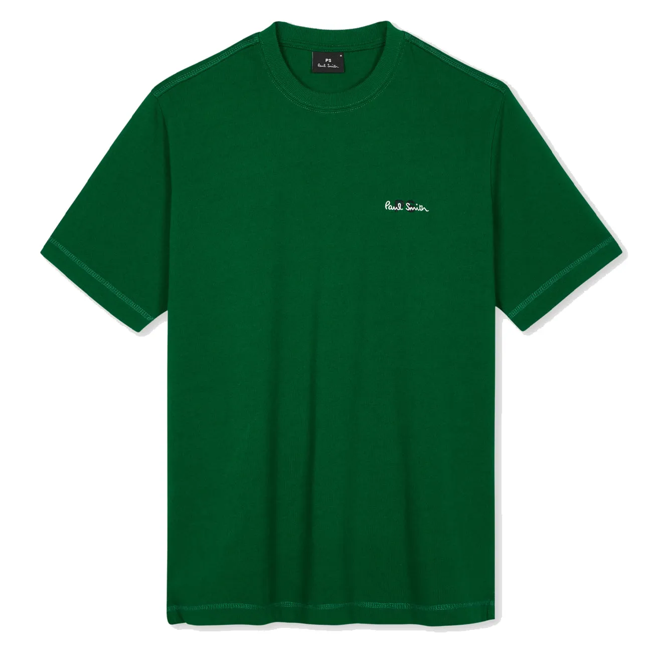 T-shirt vert Paul Smith brodé au logo PS