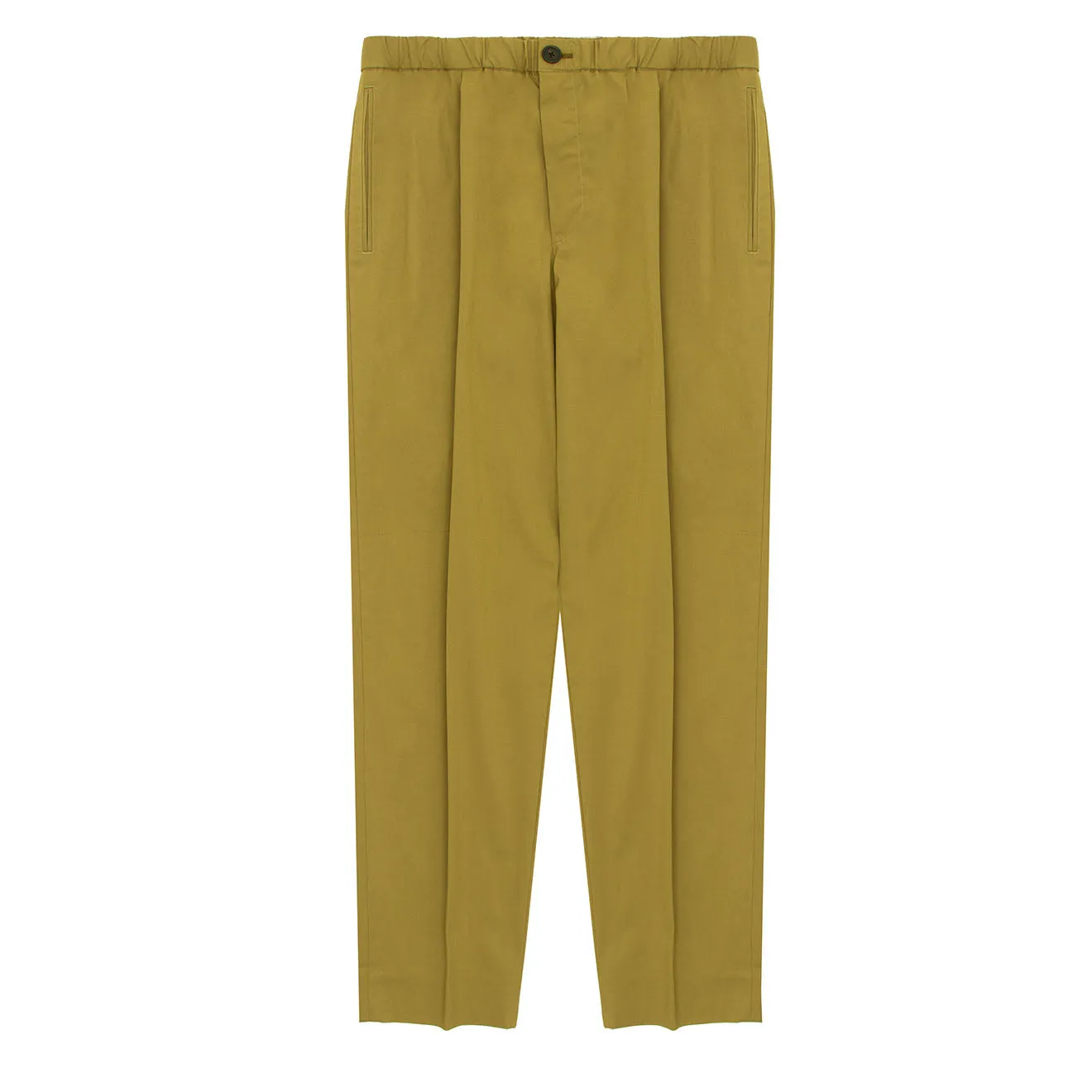 Paul Smith Pantalon à pinces à taille élastiquée Vert militaire