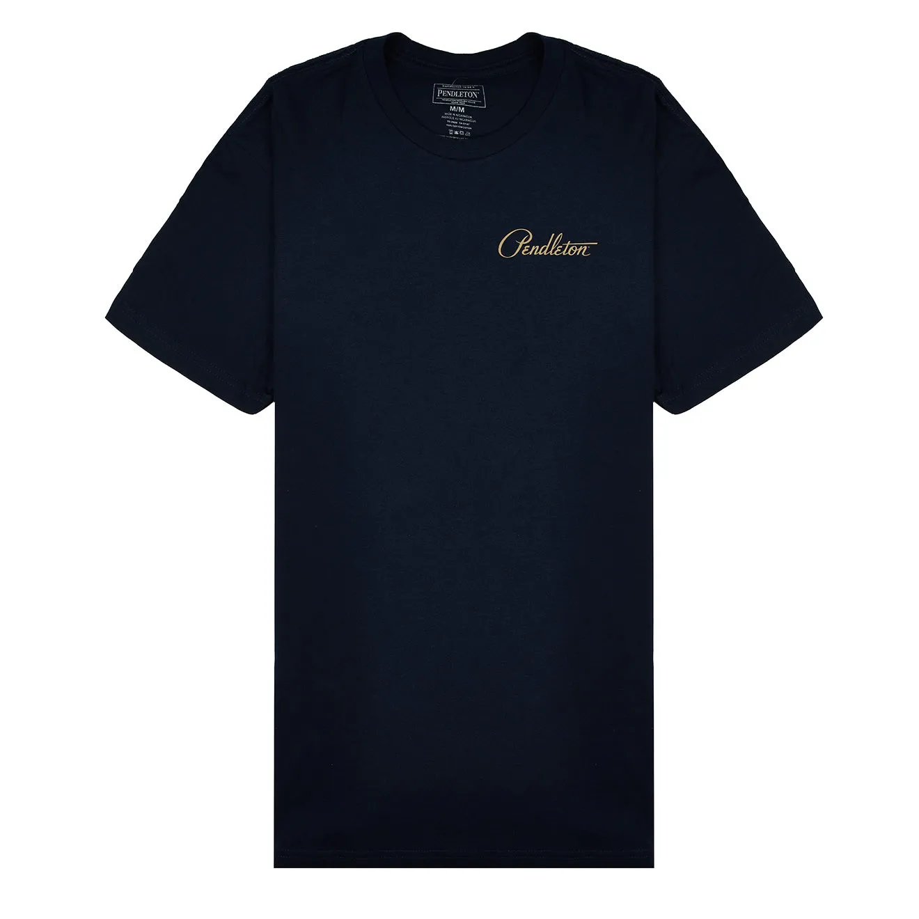 T-shirt graphique Pendleton Chief Joseph Bleu marine / Orange clair