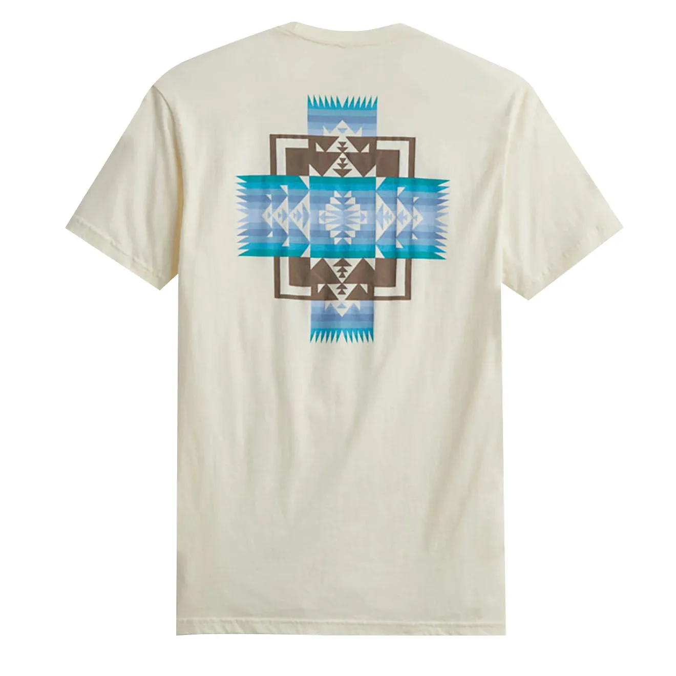 T-shirt graphique Pendleton Chief Joseph Naturel / Bleu clair