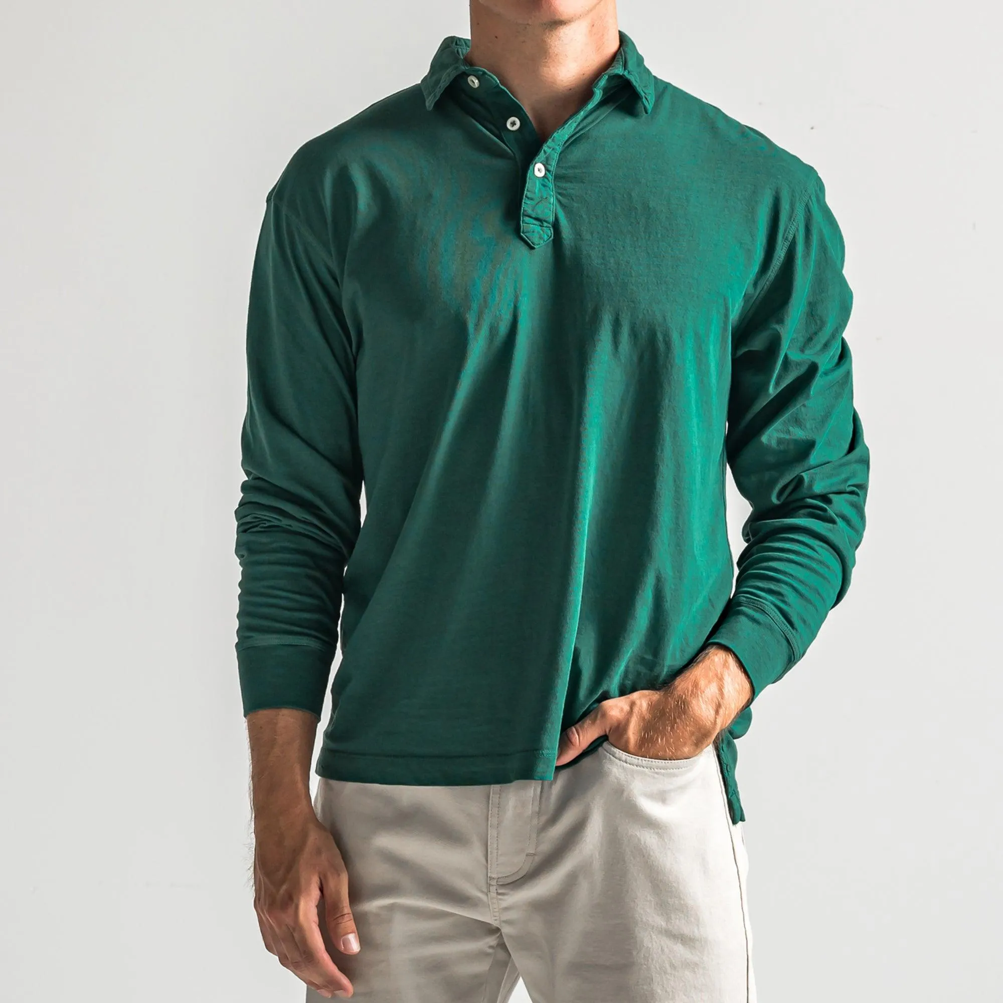 Polo manches longues Perry - Jardin botanique