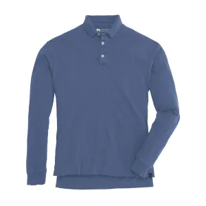 Polo à manches longues Perry - Indigo vintage
