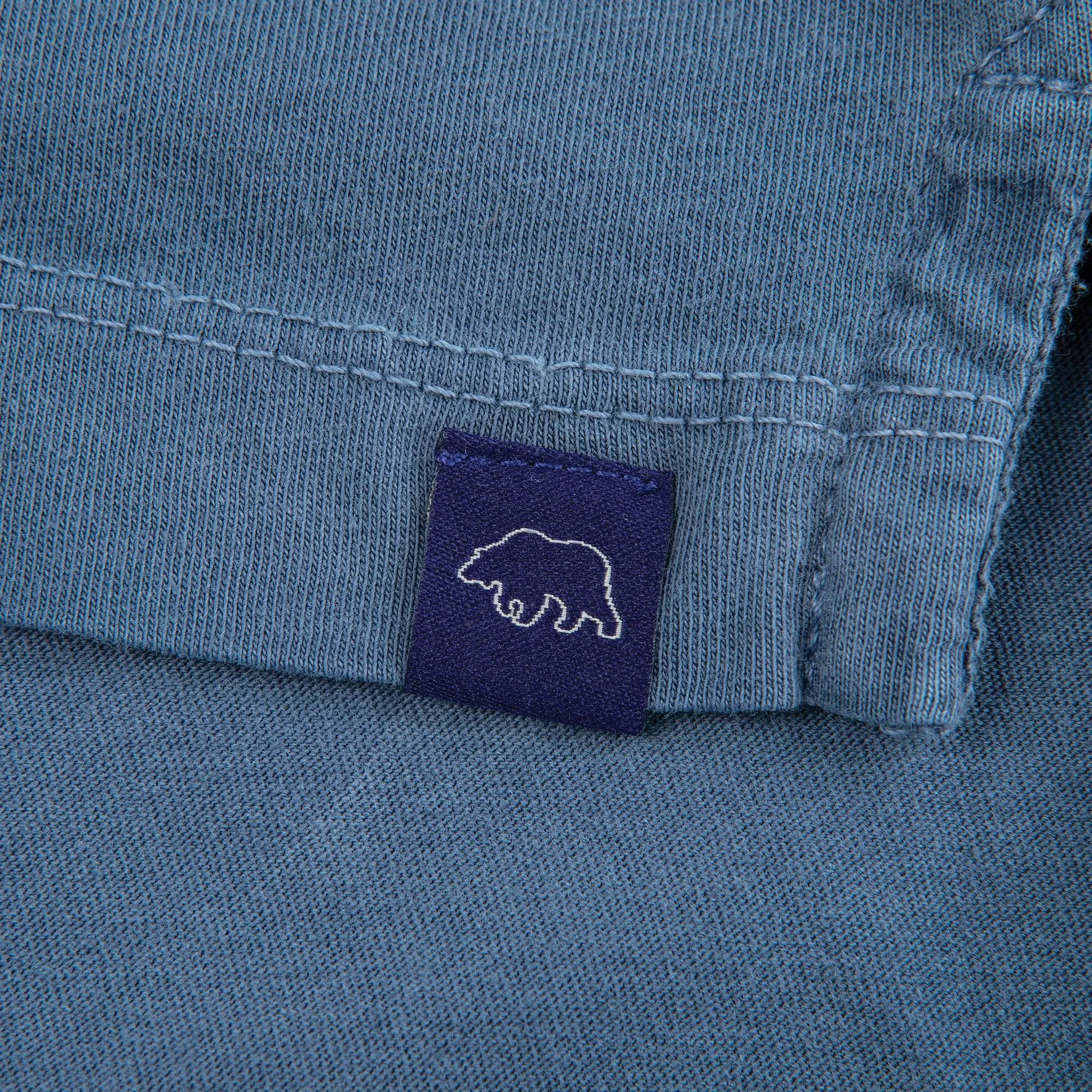 Polo à manches longues Perry - Indigo vintage