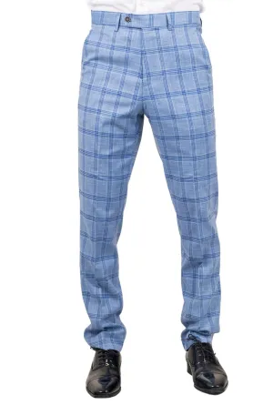 Pantalon classique à carreaux Plowman