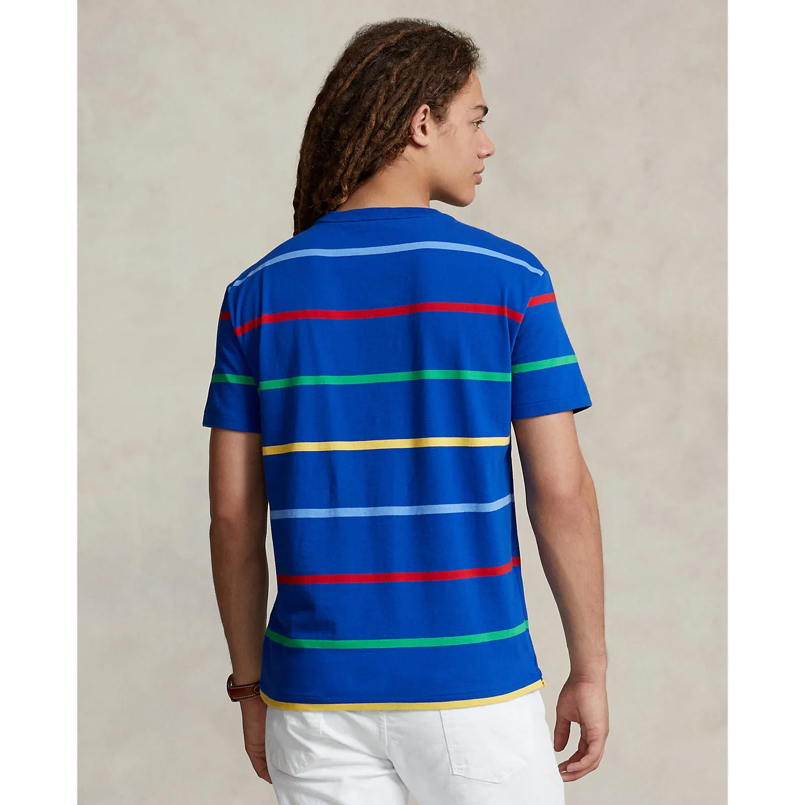 Polo Ralph Lauren - T-shirt à col rond classique en jersey - Saphir Étoile Multicolore Vêtements Polo Ralph Lauren