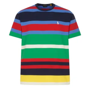 Polo Ralph Lauren T-shirt en jersey rayé coupe classique Newport Navy Multi