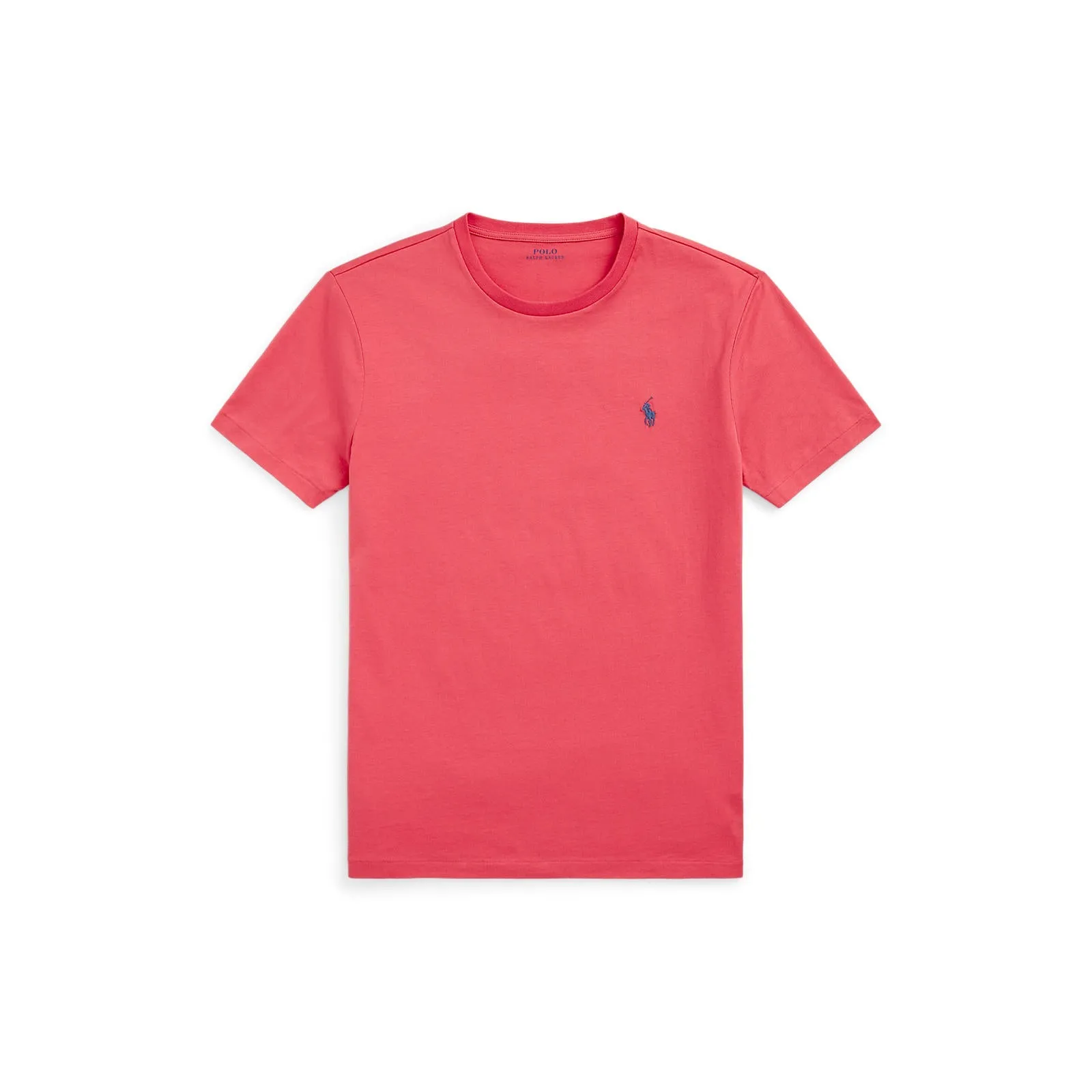 Polo Ralph Lauren - T-shirt col rond ajusté personnalisé en jersey - Rouge pâle Vêtements Polo Ralph Lauren