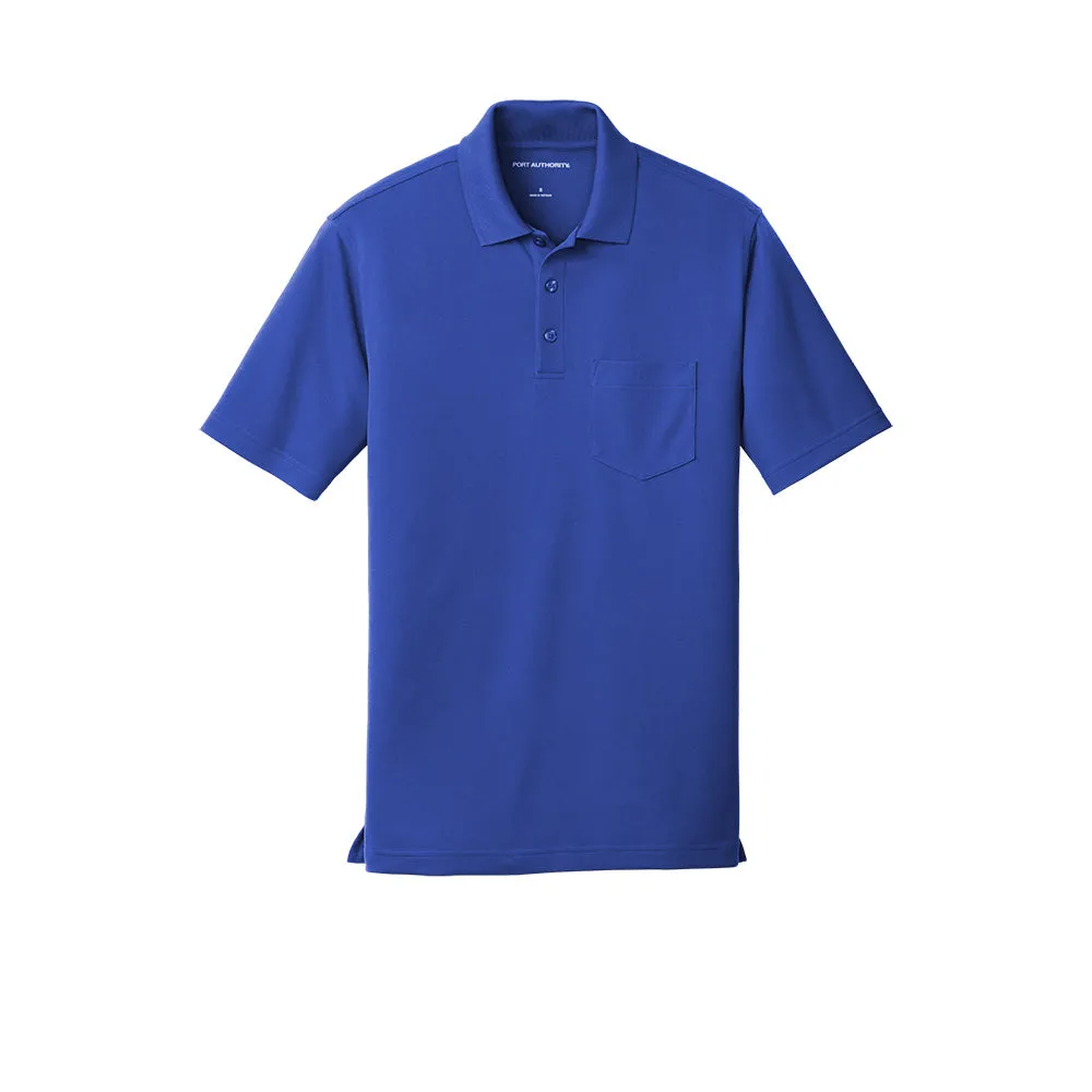 #Port Authority Polo à Poche Micro-Maille UV Zone Sèche Port Authority