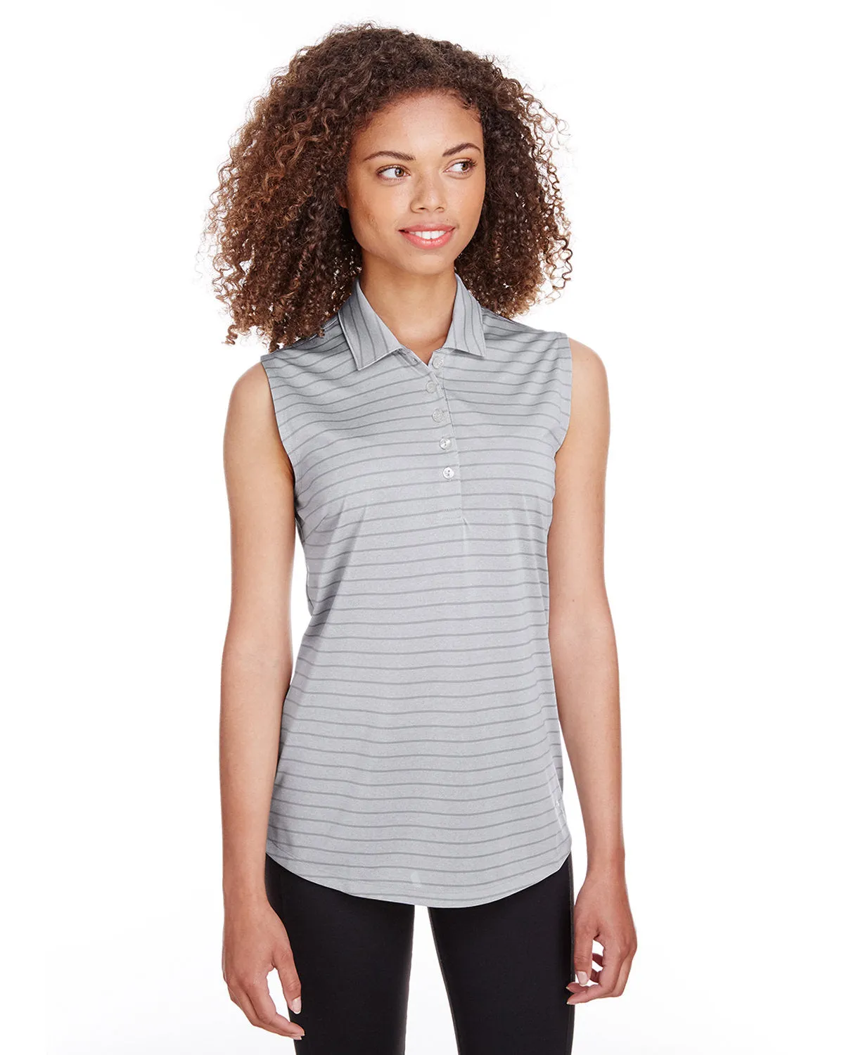 Puma Golf 597222 Polo sans manches à rayures rotatives pour femmes