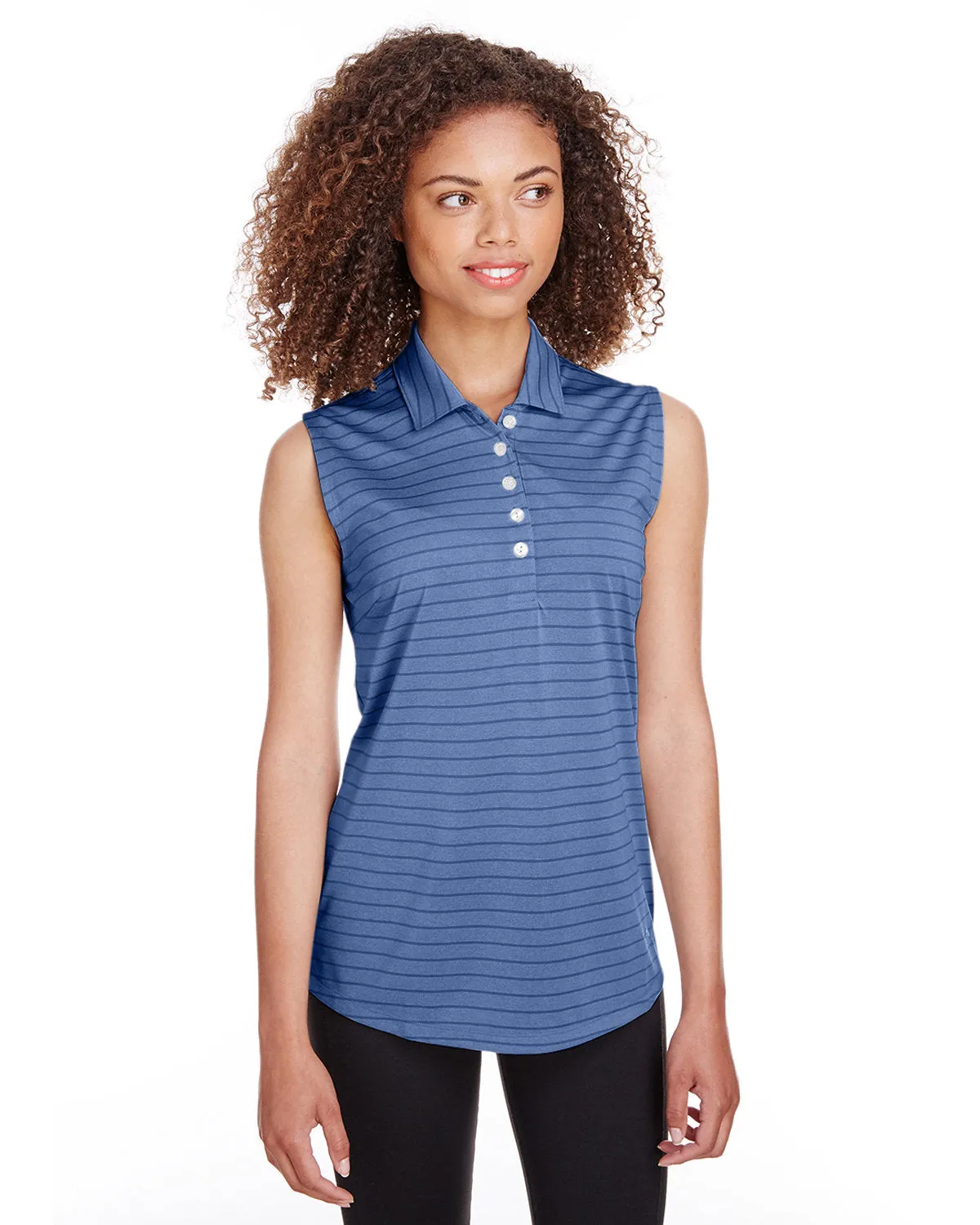 Puma Golf 597222 Polo sans manches à rayures rotatives pour femmes