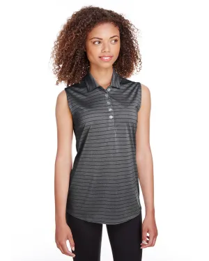 Puma Golf 597222 Polo sans manches à rayures rotatives pour femmes