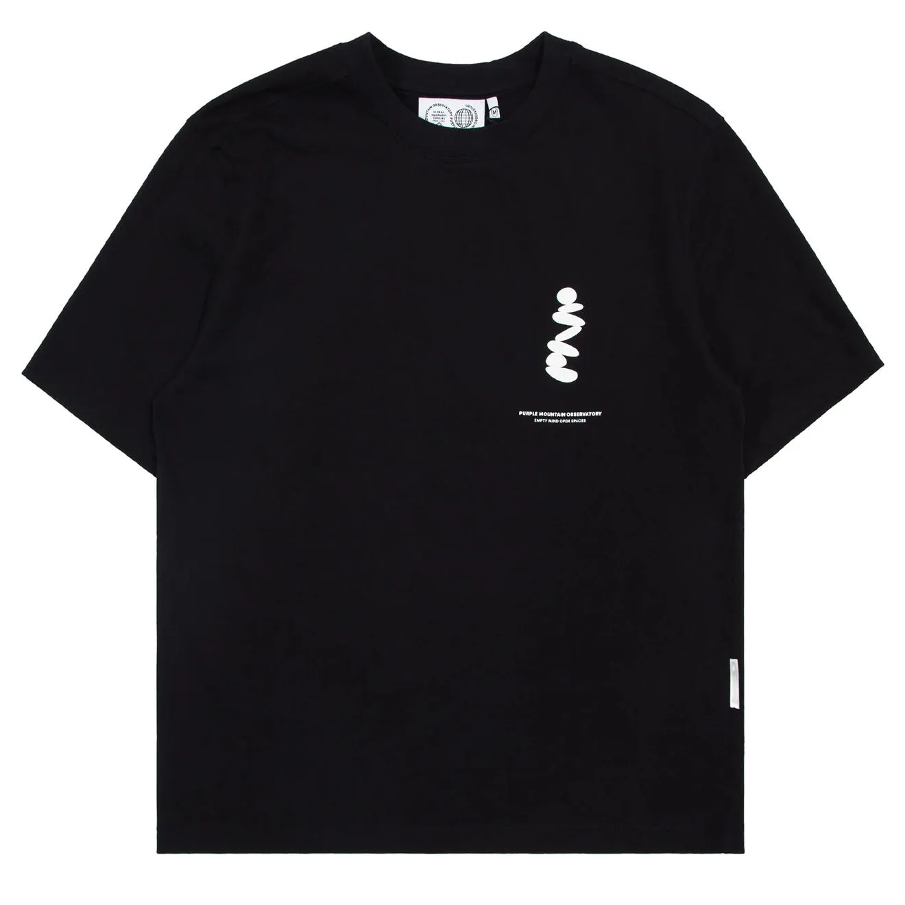 T-shirt Noir Boulders S/S de l'Observatoire de la Montagne Pourpre