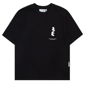 T-shirt Noir Boulders S/S de l'Observatoire de la Montagne Pourpre
