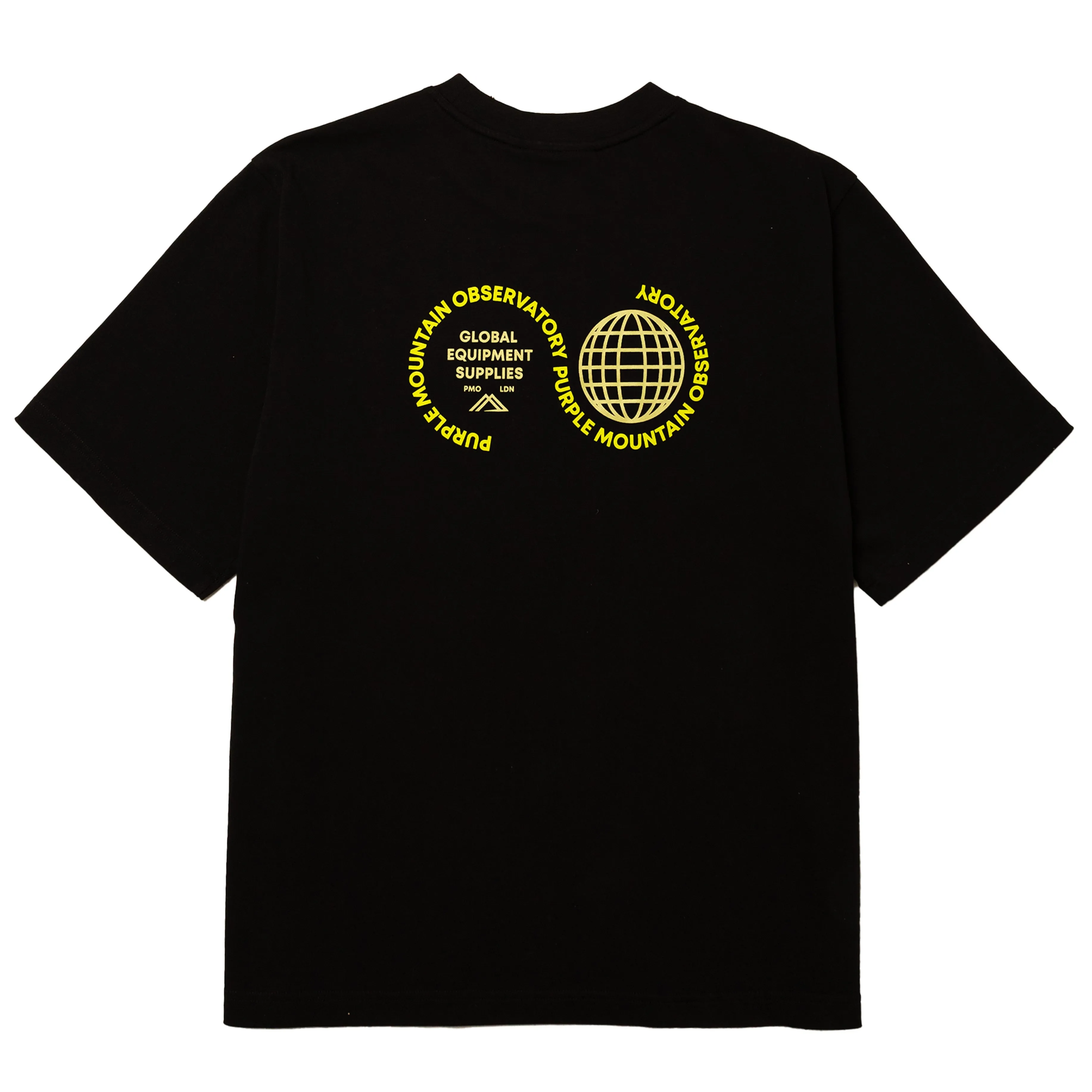 T-shirt Globe de l'Observatoire de la Montagne Pourpre Noir