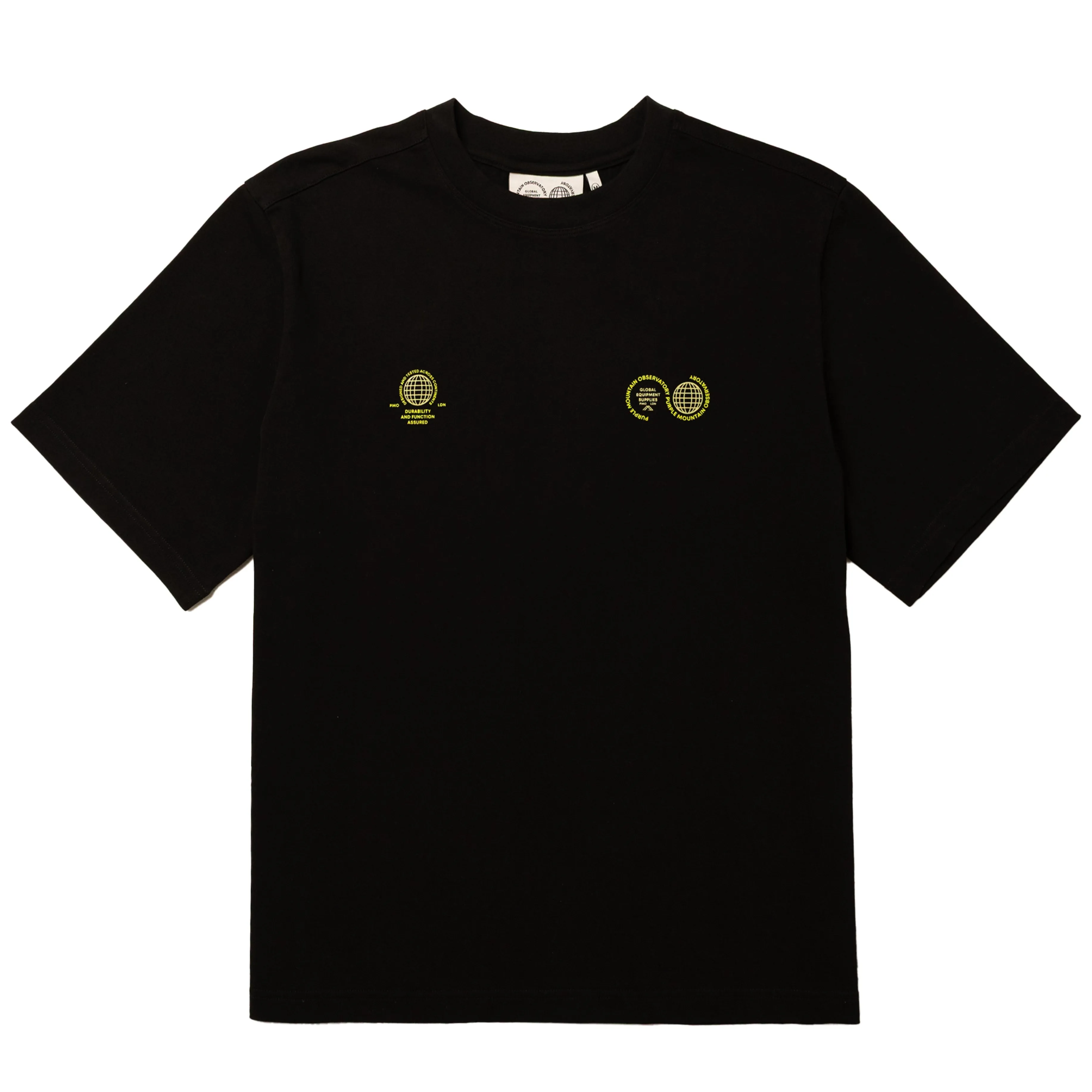 T-shirt Globe de l'Observatoire de la Montagne Pourpre Noir