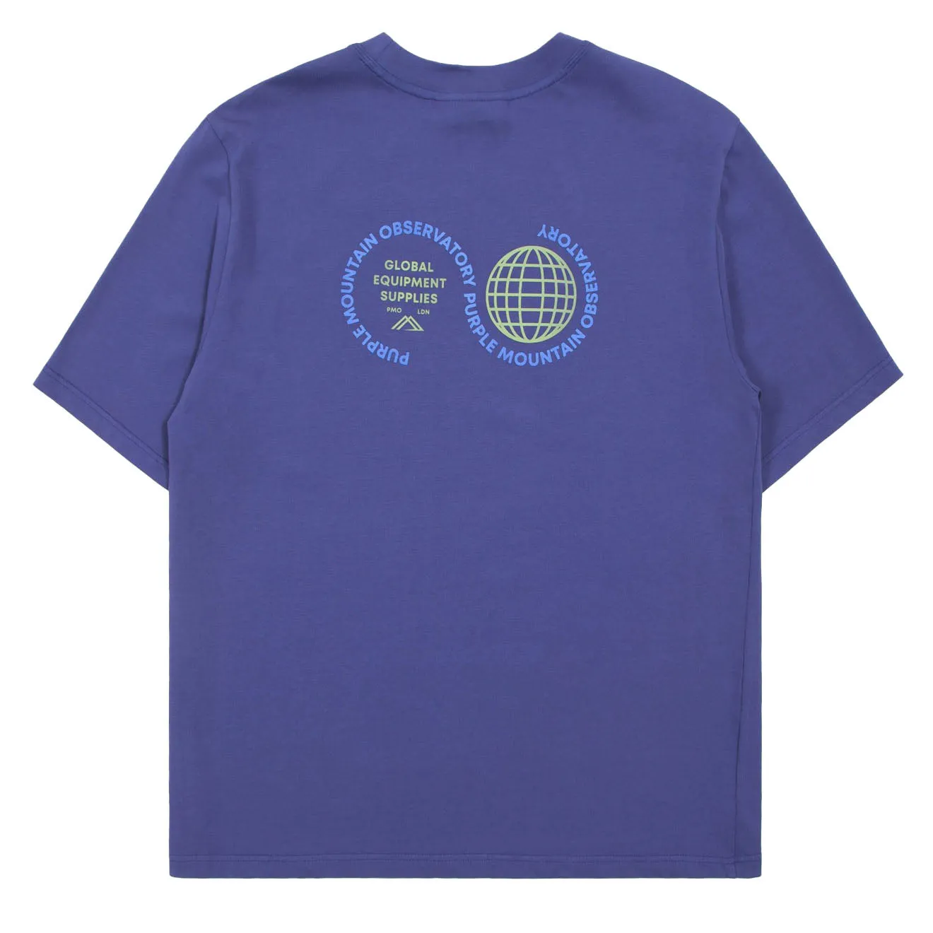 T-shirt Globe Indigo de l'Observatoire de la Montagne Pourpre
