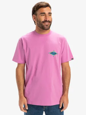 T-shirt Quiksilver Homme EV Beach Blast - Violet