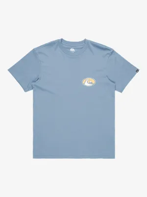 T-shirt Quiksilver Homme EV Flower Chaos - Bleu Coronet