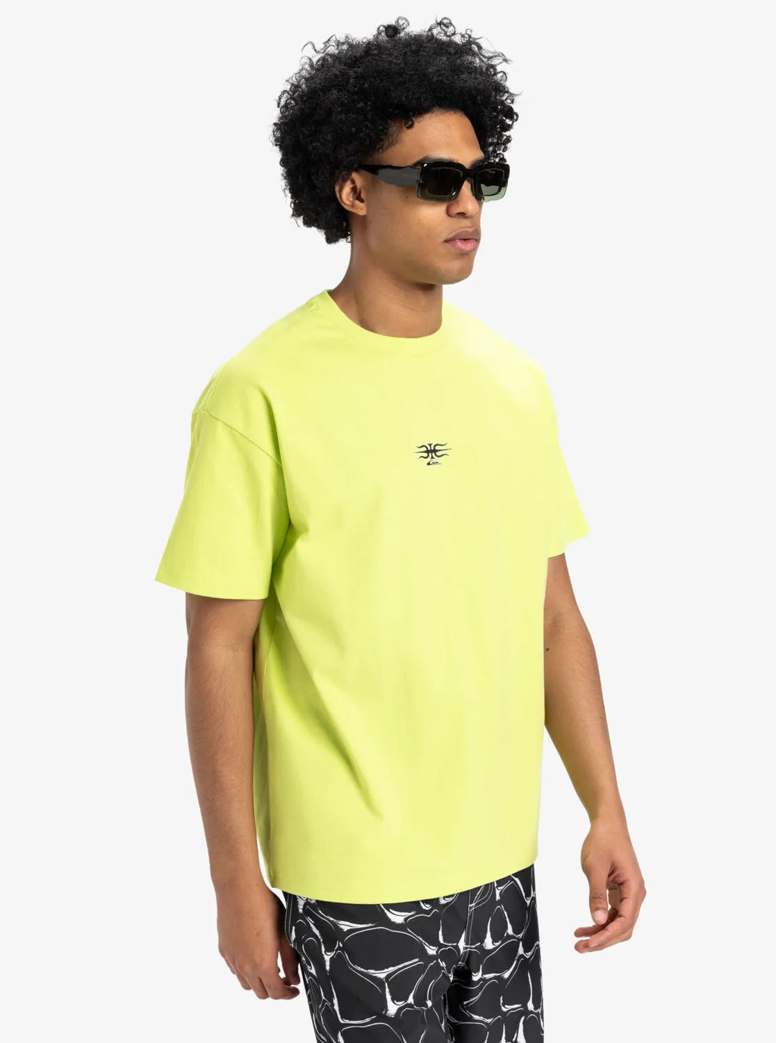 T-shirt Quiksilver Homme Mercury Tribe - Vert Lime Vif