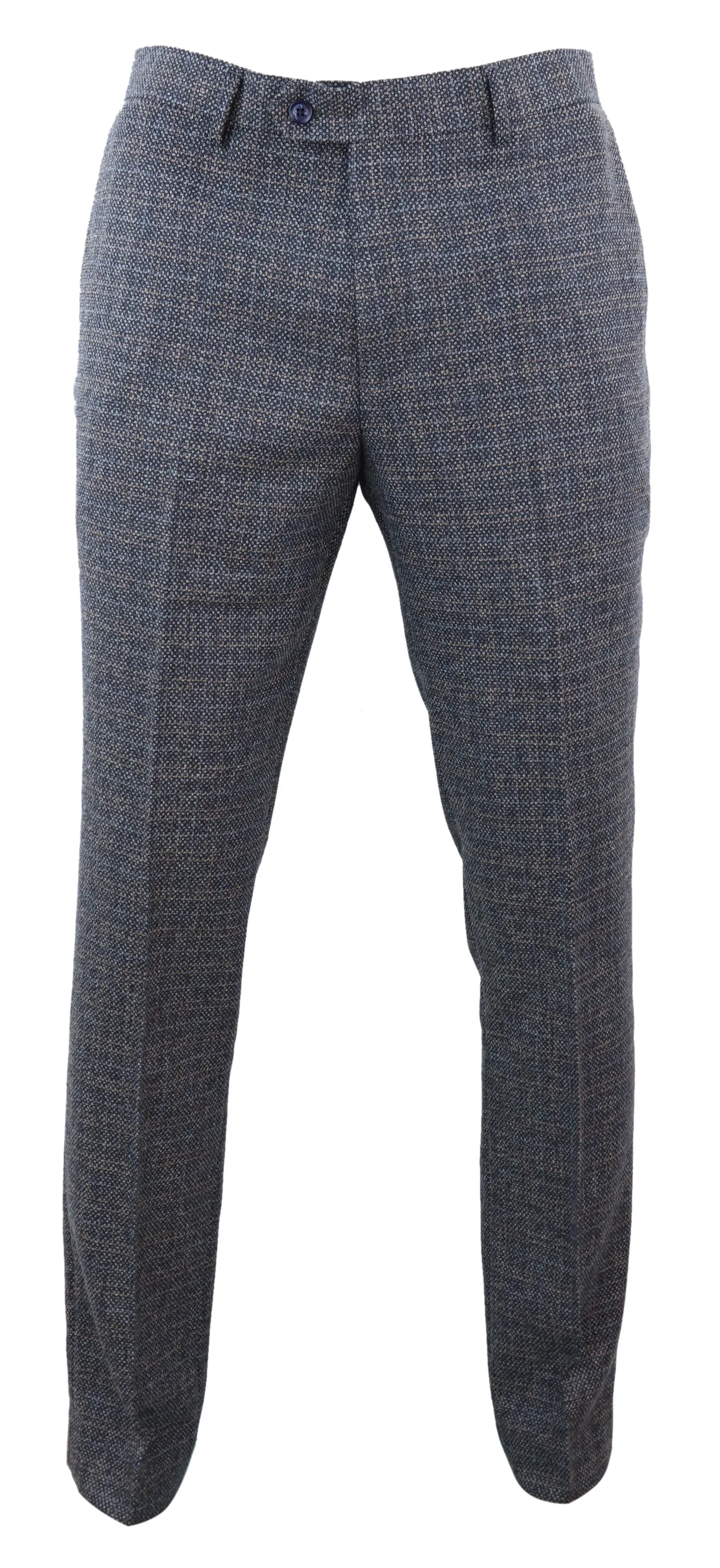 Pantalon formel vintage à motif tweed Ralph