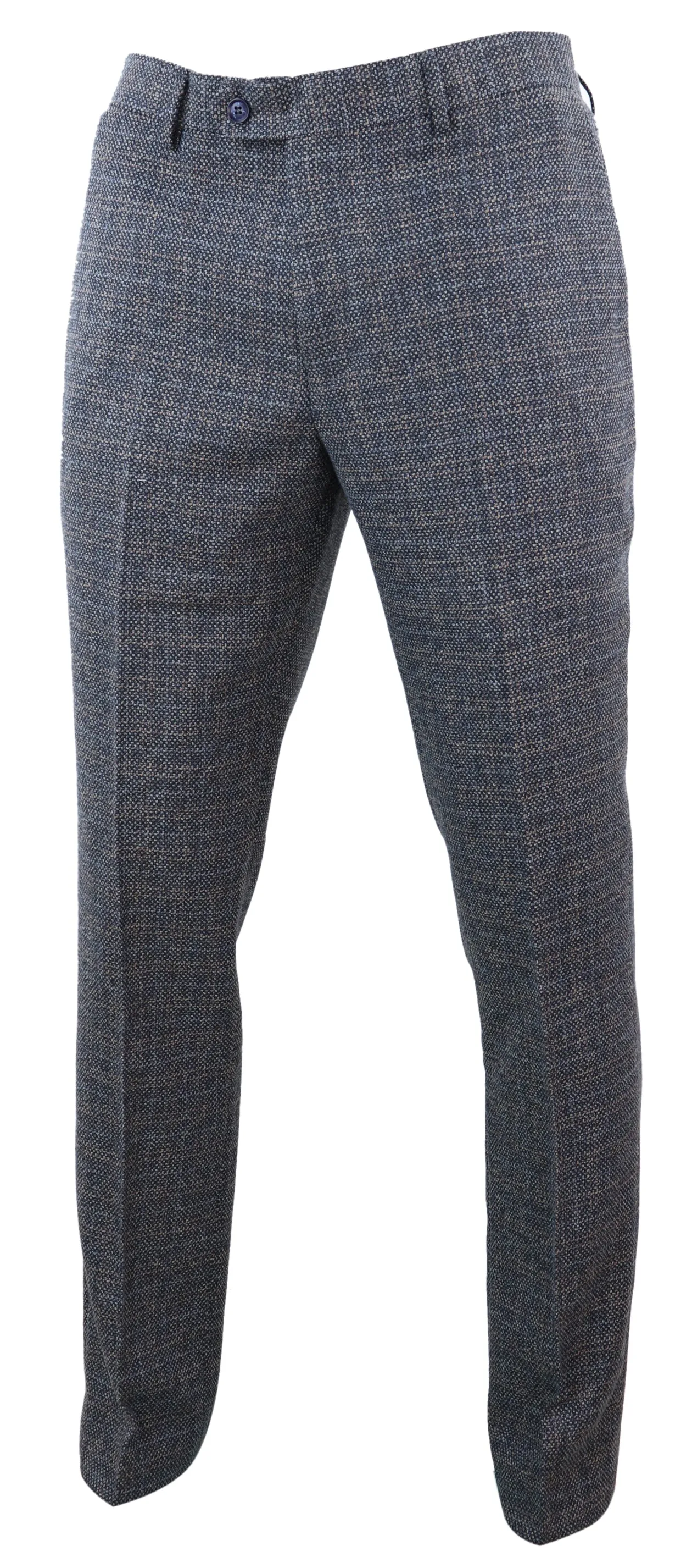 Pantalon formel vintage à motif tweed Ralph