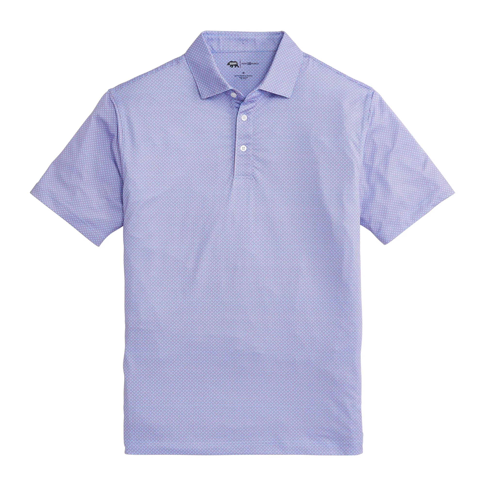 Polo Imprimé de Performance Range - Plume Flamant