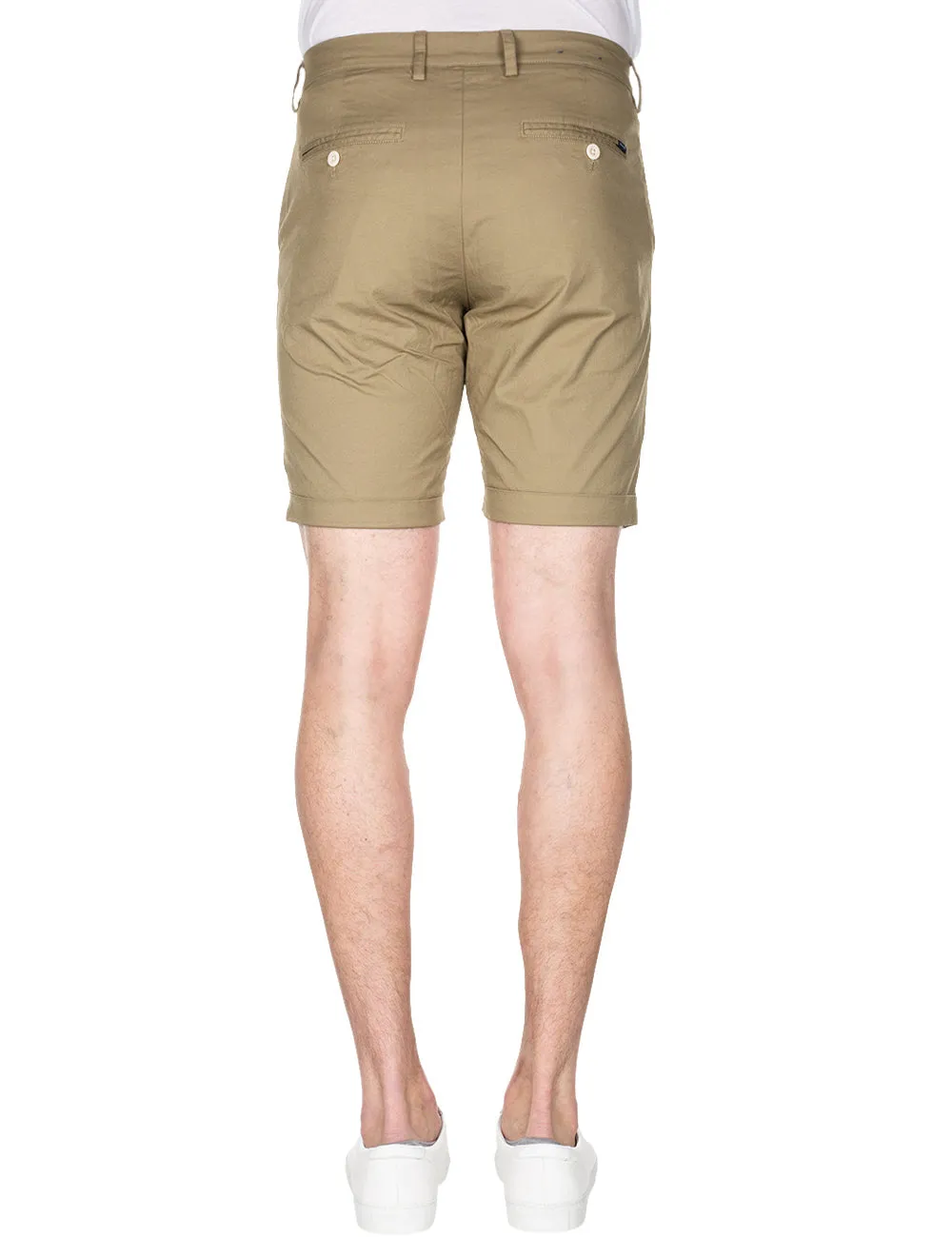 Short Regular Fit Délavé Vert Aloès