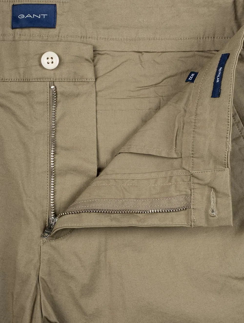 Short Regular Fit Délavé Vert Aloès
