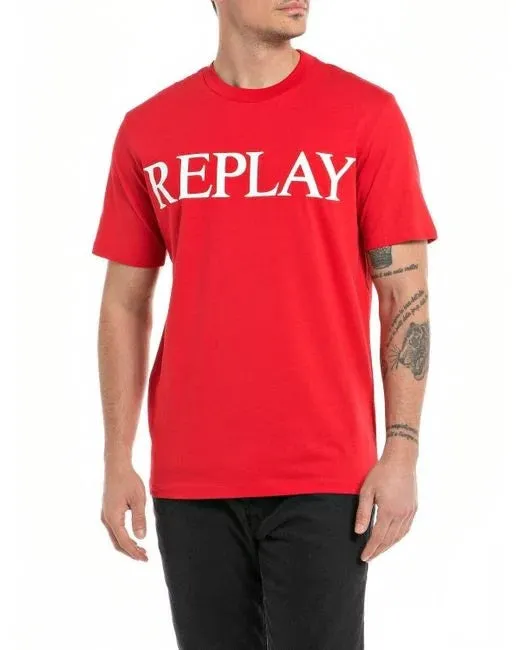 T-shirt Replay M6475 avec logo imprimé