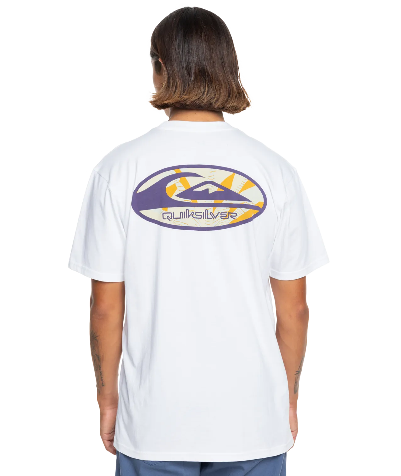 T-shirt Retro Link en blanc