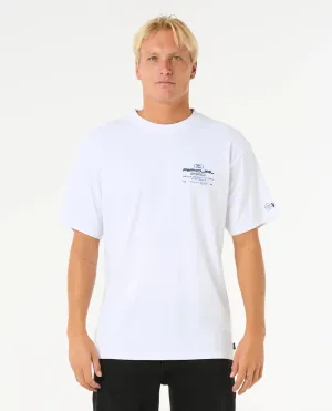 T-shirt de l'événement Rip Curl Pro 25 en blanc