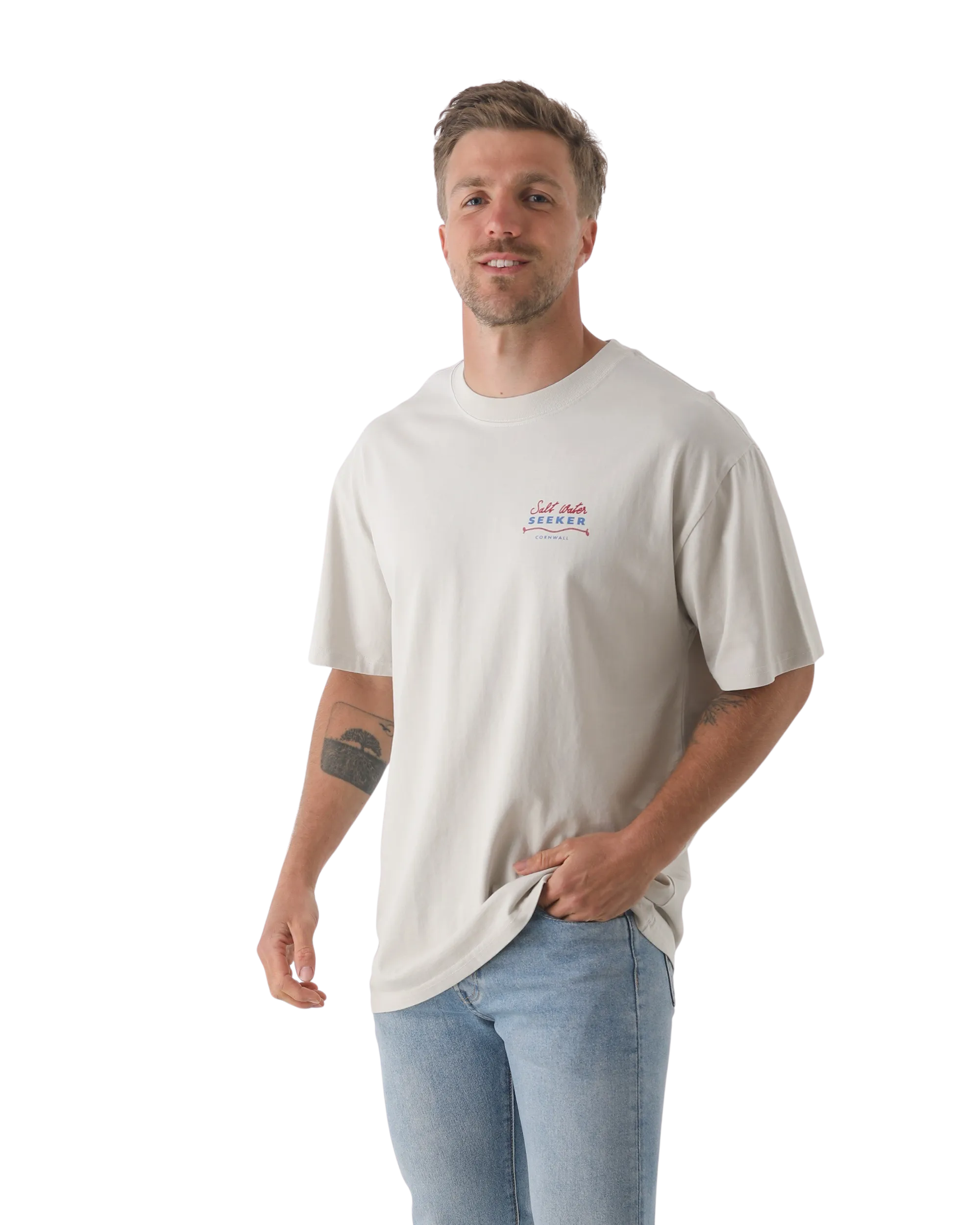 T-shirt Rodeo Diner en couleur os