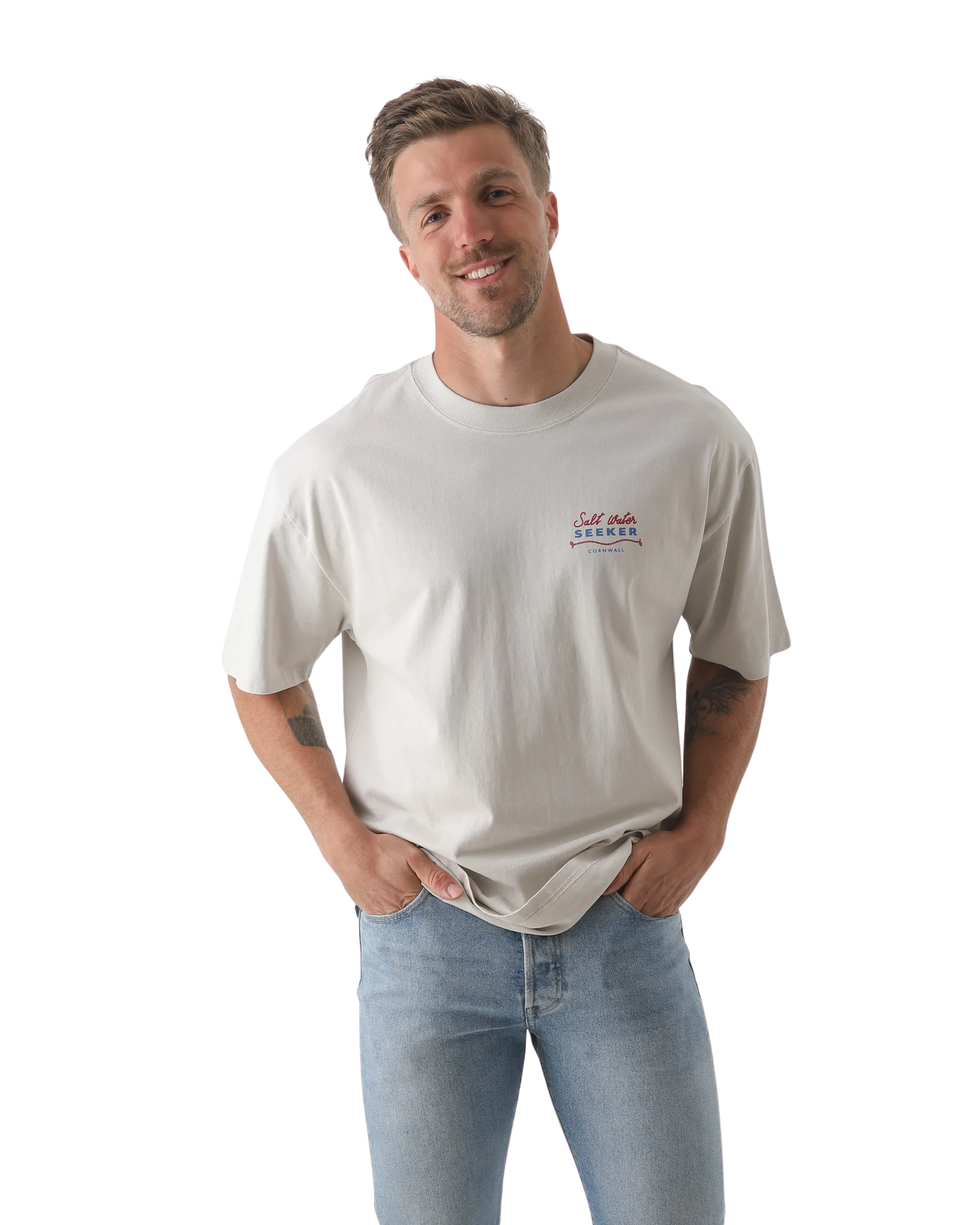 T-shirt Rodeo Diner en couleur os