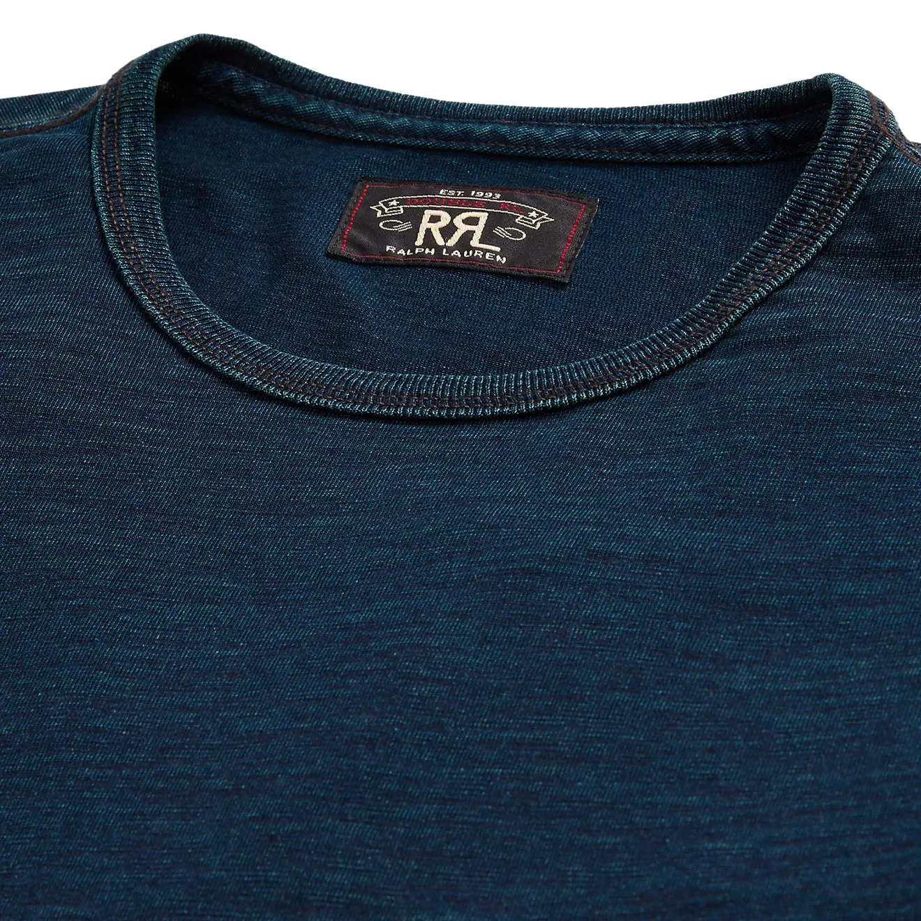 RRL par Ralph Lauren T-shirt à manches longues en jersey indigo