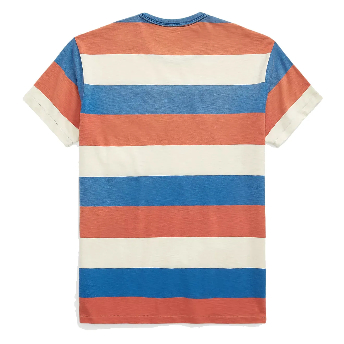 RRL par Ralph Lauren T-shirt à poche en jersey rayé Rouge/Bleu/Blanc