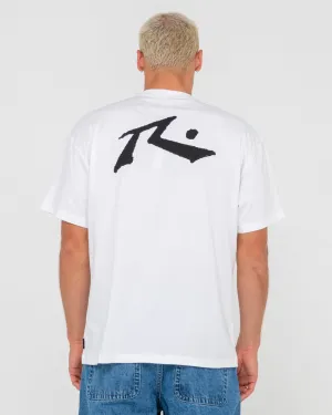 T-shirt de compétition Rusty pour hommes - Blanc