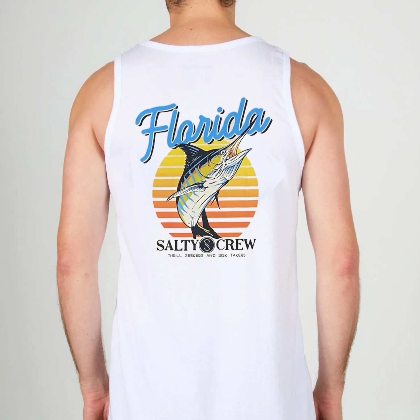 Salty Crew Débardeur Florida Blue Bill - Blanc
