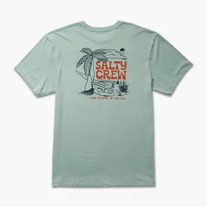 Salty Crew Legs T-shirt Premium Homme Printemps/Été - Vert Mack