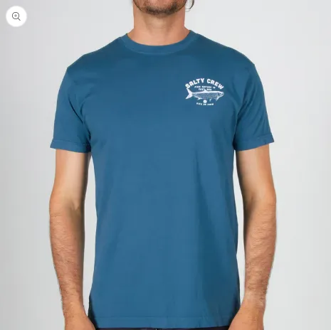 Salty Crew Tarpon T-Shirt Premium - Bleu Grand Large